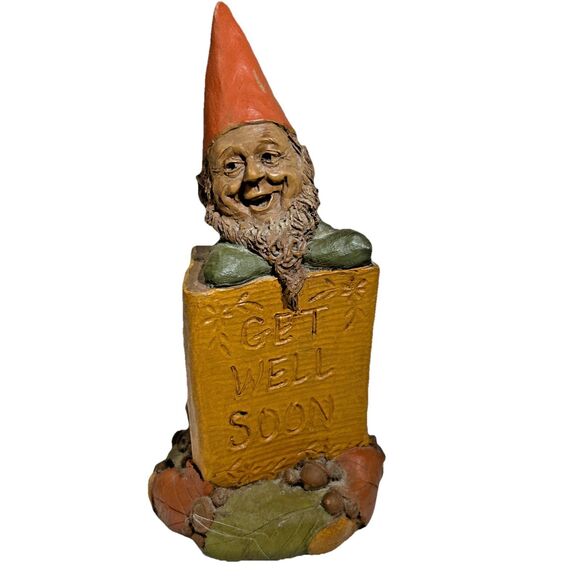 Vintage‎ Tom Clark Gnome "Dr. Feelgood" 1990 Number 47 Signed-Get Well Soon - Picture 1 of 8